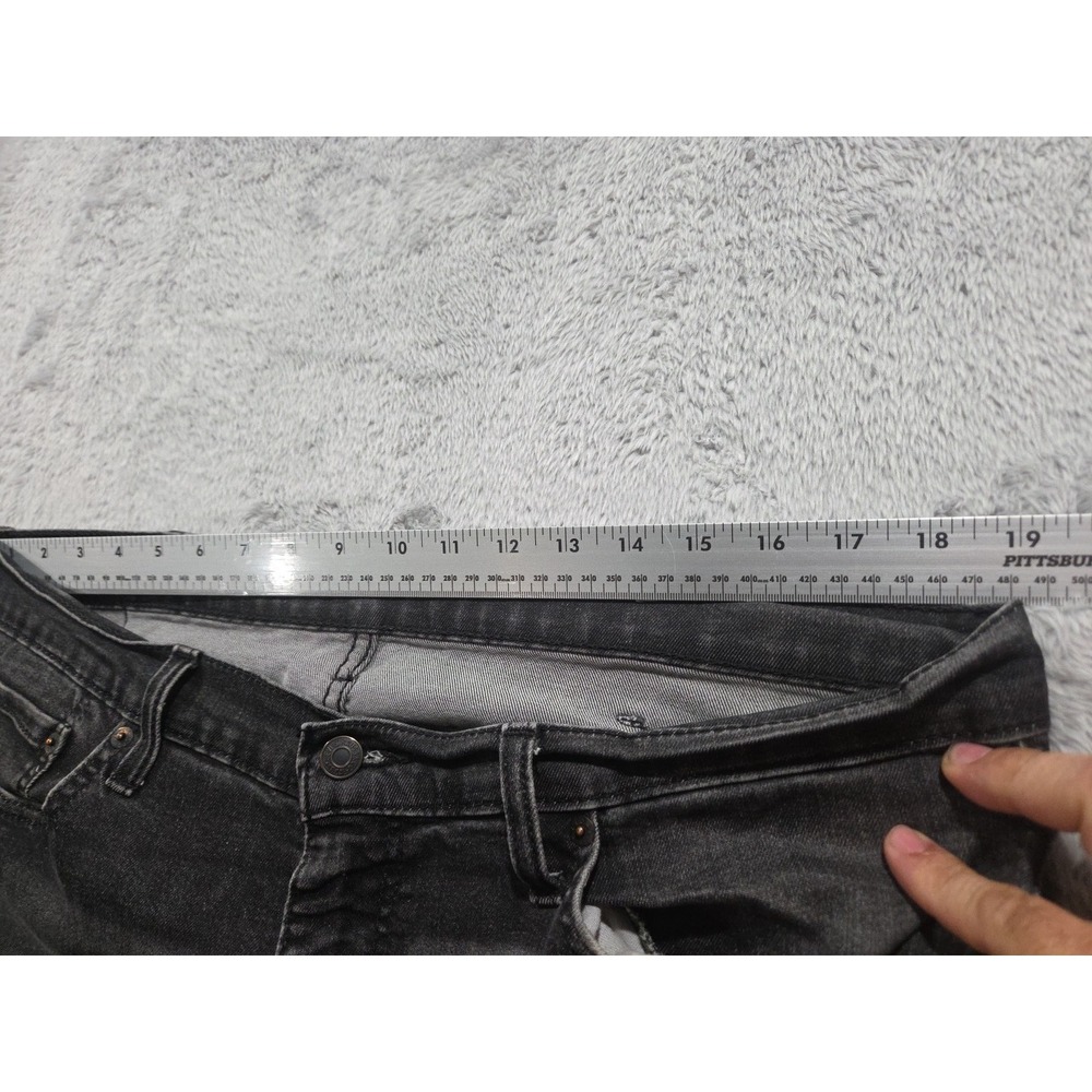 levis‎ 511 slim fit jeans Black  Wash  Stretch Men's Sz 38x30  Zip Stretch - Picture 8 of 16